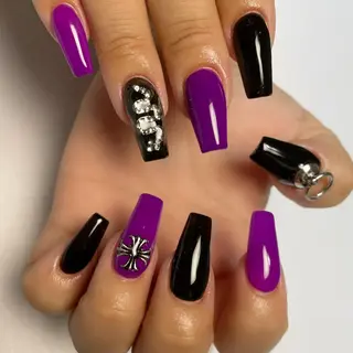 ロング ネイル 下妻市ﾈｲﾙｻﾛﾝ M_styleのネイルデザイン