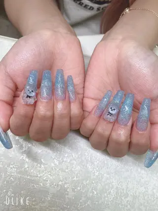 ロング JNA認定講師🌸 RIEのネイルデザイン