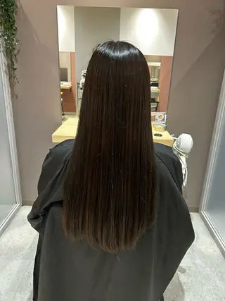 ロング カラー ヘアアレンジ 黒川 真裕のヘアスタイル
