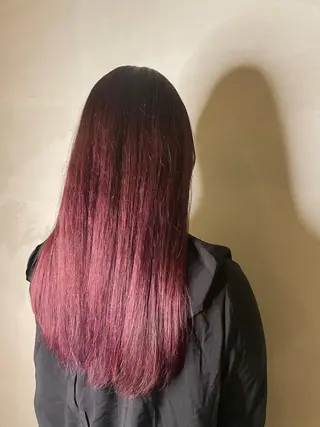 ロング 韓国ヘア/そら レイヤー透明感カラーのヘアスタイル