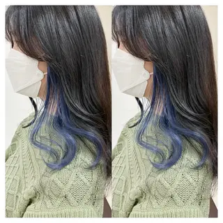 セミロング カラー 村山 茉衣のヘアスタイル