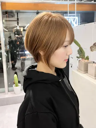 ショート カラー デザインカラー 小西勇次のヘアスタイル