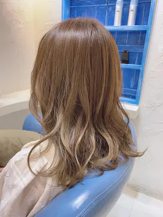 ミディアム カラー uros.所属・メンズパーマ/ エクステ🌞セナのヘアスタイル