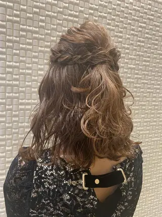 セミロング シャドールーツ美容師 篠原康太のヘアスタイル