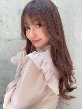 ロング カラー 韓国ヘア特化型美容師 カワノマイ🇰🇷のヘアスタイル