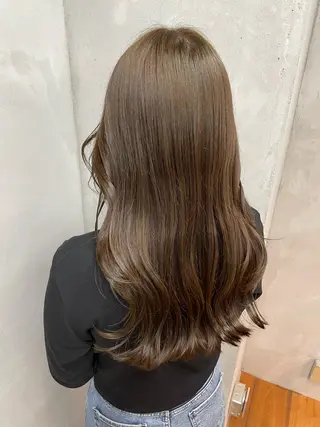 ロング カラー 女性リピ90%🍨 🩷佐藤みずきのヘアスタイル