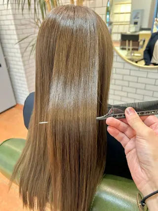 ロング カラー 石井 佑樹のヘアスタイル