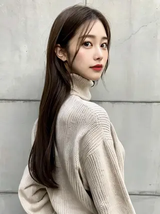 ロング 髪質改善🇰🇷 レイヤーカット/梅田のヘアスタイル