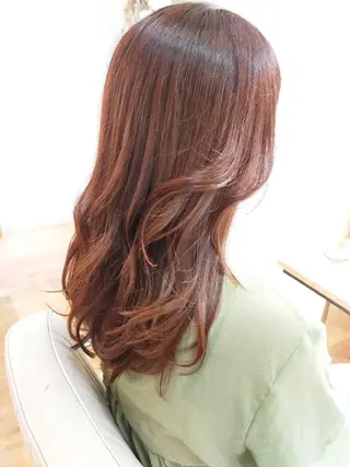 セミロング NEWI京橋 *satokoのヘアスタイル