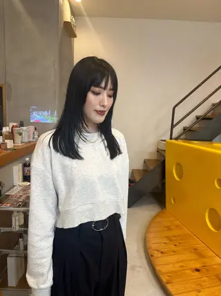 セミロング Salt所属・【Salt】 ミオリのヘアスタイル