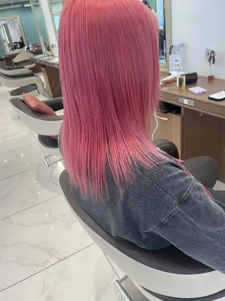 セミロング カラー 福島成美/髪質改善 縮毛矯正/カラーのヘアスタイル