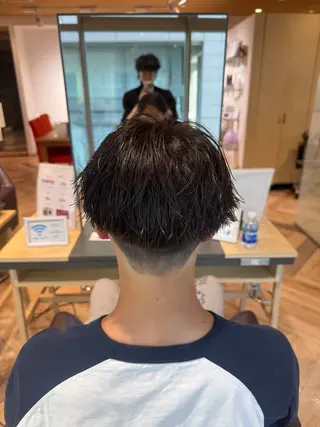 ショート メンズ メンズ特化/ センターパート/八谷のヘアスタイル