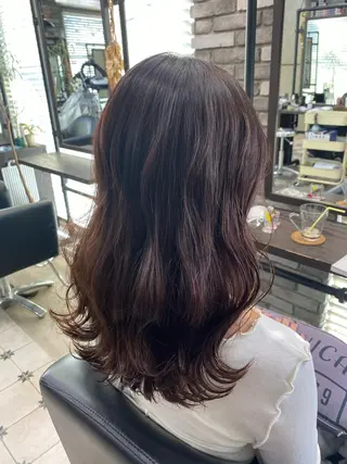 ロング カラー 韓国ヘア☁️ mitsukiのヘアスタイル