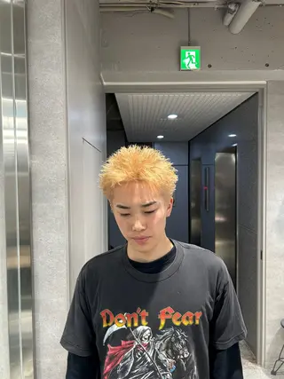 カラー メンズ パーマ特化 まなるのヘアスタイル