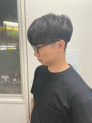 パーマ メンズ 髪質改善/艶カラー Hiroakiのヘアスタイル