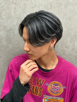 カラー パーマ メンズ 札幌メンズヘア指名 No.1光👑👑のヘアスタイル