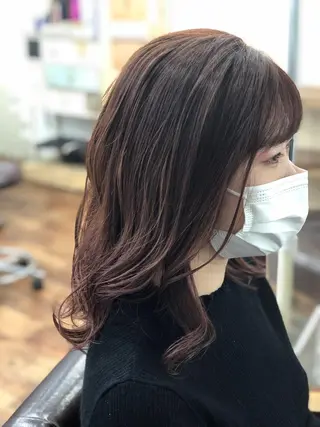 ミディアム カラー 佐々木 政徳のヘアスタイル