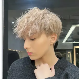 カラー メンズ Lond   ange池袋所属・メンズ特化美容師✂️ 和野瑛怜菜のヘアスタイル