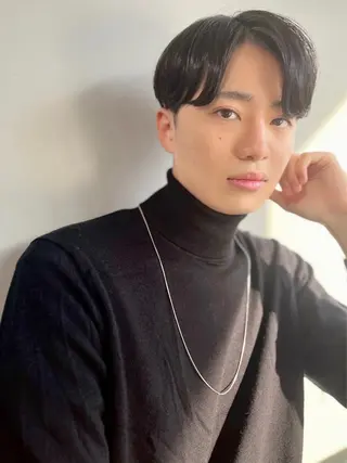 ミディアム パーマ メンズ 🔹YUTA🔹 メンズパーマのヘアスタイル