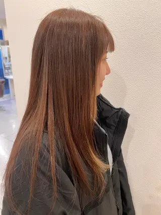 ロング sunquestみずほ台所属・韓国風ハイトーン ハヤタ💎のヘアスタイル