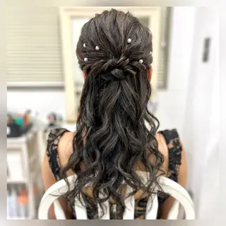 ヘアアレンジ 似合わせヘアメイク 💐オダギリチアキのヘアスタイル