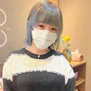 ミディアム カラー cope'u  emu所属・cope'u moneのヘアスタイル