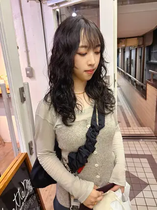 ロング パーマ kaito パーマ募集！🔵のヘアスタイル