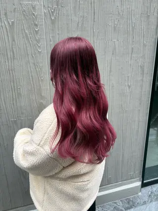 ロング カラー 🎀暖色カラー 西川芽依🎀のヘアスタイル