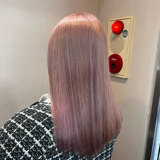 カラー 山初 大空のヘアスタイル