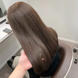 セミロング 💎韓国ヘア💎 Harukaのヘアスタイル