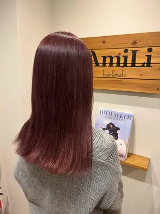 ミディアム カラー china/ボブ/ ブリーチカラーのヘアスタイル