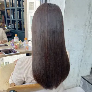 セミロング カラー ヘアアレンジ/透明感 カラー/AKARIのヘアスタイル
