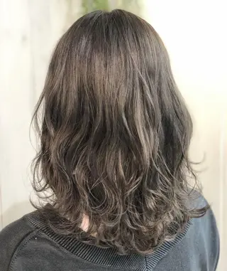 ミディアム カラー 縮毛矯正⭐️ TAKAHIROのヘアスタイル