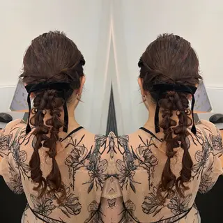 ロング ヘアアレンジ レイヤー/ボブ/ ミニボブ/AOIのヘアスタイル