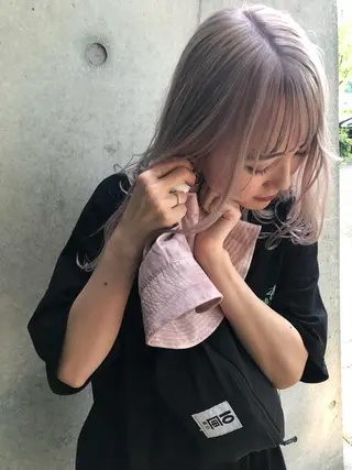 ロング カラー 森本裕/オーナー/ スパイラルパーマのヘアスタイル