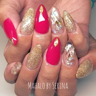 ミディアム カラー ネイル SUNNY BAE. SERINAのネイルデザイン