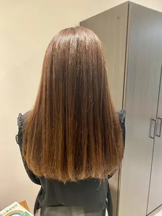 ロング カラー 大倉 未波のヘアスタイル