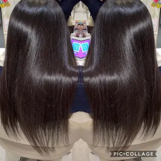 ロング 朝尾 愛花のヘアスタイル