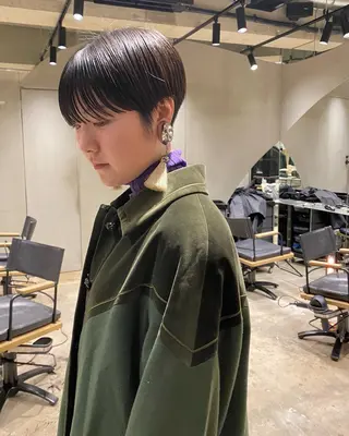 ショート hemm,hemm.所属・ショート・ボブ MIKUのヘアスタイル