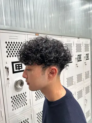 パーマ メンズ 当日予約⭕️ fifth渋谷太田のヘアスタイル