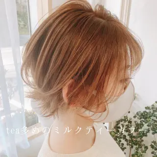 ショート カラー パーマ ヘアアレンジ メンズ キッズ ネイル マツエク・マツパ merc. 🩵妹尾杏菜のヘアスタイル