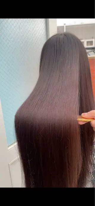 ロング カラー ere 代々木公園所属・みほ/ニュアンス/ モード/艶カラーのヘアスタイル