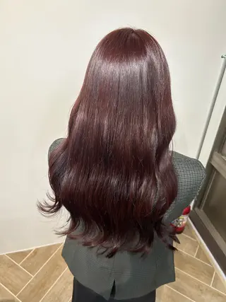 カラー ベージュ/ダブルカラ ー/新潟駅/青柳萌果のヘアスタイル