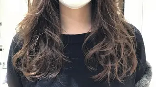 ロング カラー パーマ ウエモト タク ショート/レイヤーのヘアスタイル