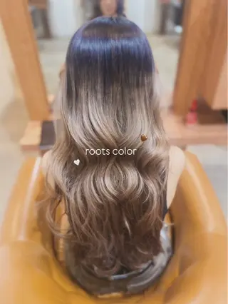 ロング ヘアアレンジ 阿部 愛理のヘアスタイル