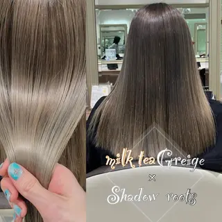 ロング カラー Re:st所属・Miyavi/カラー ショートボブのヘアスタイル