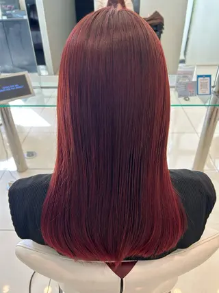 セミロング カラー 海外カラー白髪ぼかし ティファニーサユリのヘアスタイル