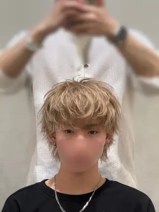 ショート カラー メンズ SALOWIN札幌大通店所属・札幌メンズ専門美容師 🌪SHO🌪️のヘアスタイル