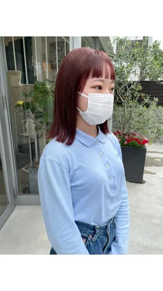ショート Click所属・クニモト ハルナのヘアスタイル