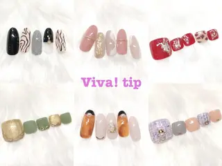 ネイル Viva!tip所属・Viva!tip ビバティップネイルのネイルデザイン